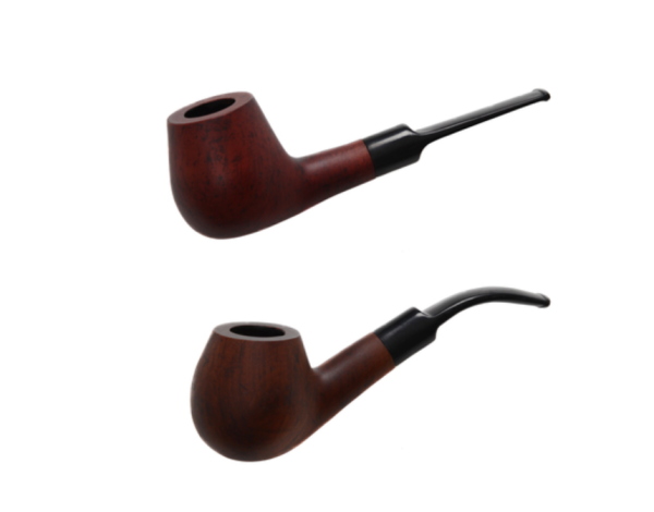 Atomic Pfeife braun matt gebogen / gerade